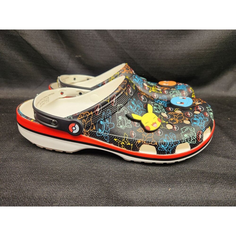 Crocs Men's Pokemon Print Classic Clog 211343-90H Size 13 NEW WITH TAGS! - Picture 8 of 9